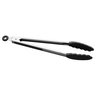 pegador de inox / silicone multiuso preto 31cm - 1
