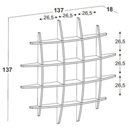 Prateleira Grande 137cm Taylor  - 3