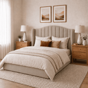 Ver imagem 5 de Cabeceira Cama Box Casal Queen 160cm Zoe Estofada Suede Moderna