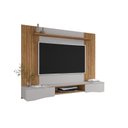 Ver imagem 1 de Painel Búzios para Tv de 65" Cinamomo/off-white - Bechara