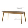 Mesa de Jantar Olive 6 Lugares 180cm Babus - Imbuia / Imbuia - 3