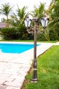 Ver imagem 1 de Poste Para Jardim Colonial Sinha Duplo Alumínio Cobre 1.84m 15001/2