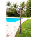 Ver imagem 1 de Poste Para Jardim Colonial Sinha Duplo Alumínio Cobre 1.84m 15001/2
