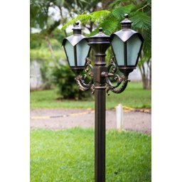 Poste Para Jardim Colonial Sinha Duplo Alumínio Cobre 1.84m 15001/2 - 6