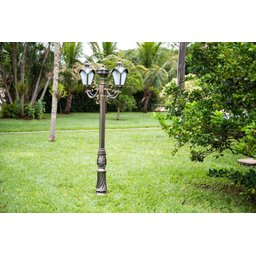 Poste Para Jardim Colonial Sinha Duplo Alumínio Cobre 1.84m 15001/2 - 5