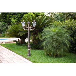Poste Para Jardim Colonial Sinha Duplo Alumínio Cobre 1.84m 15001/2 - 4