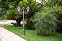 Ver imagem 4 de Poste Para Jardim Colonial Sinha Duplo Alumínio Cobre 1.84m 15001/2
