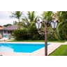 Poste Para Jardim Colonial Sinha Duplo Alumínio Cobre 1.84m 15001/2 - 2