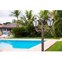 Ver imagem 2 de Poste Para Jardim Colonial Sinha Duplo Alumínio Cobre 1.84m 15001/2