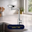 Ver mais imagens de Torneira Misturador Monocomando de Bancada Rotação 360° Inox 304 Cromada Prata Brinovar