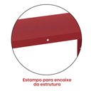 Ver imagem 7 de Estante de Estrutura Metálica com 6 Prateleiras 175cm(a)92acm(l)30cm(p) sem Reforço Vermelho