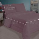 Ver imagem 4 de Jogo de Lençol Casal com Cobre Leito Rose 2,20x2,40 Casa Dona