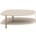 Ver imagem 7 de Mesa de Centro para Sala de Estar Orgânico Industrial 90cm Épic L05 Off White - Lyam Decor