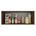 Ver imagem 3 de Armário Aéreo Madesa Glamy 80 cm 1 Porta Suspensa Rustic Cor:Rustic