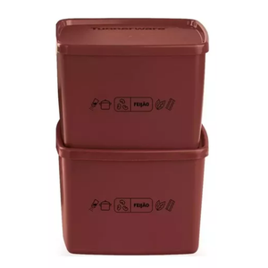 Tupperware Kit 2 Jeitoso Feijão 800ml Freezer Congelador Kit Feijao