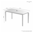 Ver imagem 4 de Mesa de Jantar Alegra Jcm Movelaria Cinamomo/off 1,20m