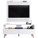 Ver imagem 3 de Rack para Sala de Estar Serena com Painel para Tv Gaby M05 Branco - Inoviza
