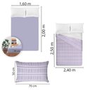 Ver imagem 5 de Jogo de Cama Queen Size 130 Fios Fiori - Lorena (7452-3)