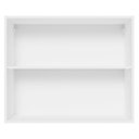 Ver imagem 7 de Armário de Cozinha Aéreo 100% MDF 80 cm 2 Portas Branco/Preto Acordes Madesa