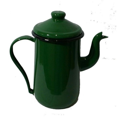 Bule Esmaltado Tradicional 1,5 Litros - Verde Escuro
