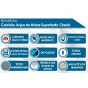 Ver imagem 5 de Cama Box Queen Branco + Colchão de Molas - Anjos - Classic Superlastic - 158x198x57cm