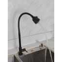 Ver imagem 3 de Torneira Preto Fosco Cozinha Flexível Água Fria 1/4 Gourmet