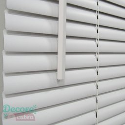 Persiana Horizontal PVC 25mm BLOCK LUXO  80larg x 220alt Branca - Quarto/Sala/ Escritório/Cozinha/La - 3
