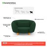 Mini Cama Poltrona Pet Lary Baby para Cachorro Veludo Verde - Desk Design - 7