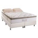 Ver imagem 1 de Cama Box King: Colchão Molas Ensacadas Herval MasterPocket Monte Carlo Visco + Base CRC Courano Bran