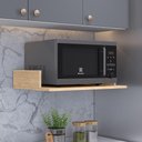 Ver mais imagens de Kit 02 Suportes Suspensos para Micro-ondas Forno 60x40 Cm Class L03 Amadeirado - Lyam