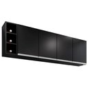 Ver imagem 2 de Armário Aéreo Apex Mdp/bp Preto G96 - Gran Belo