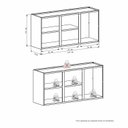 Ver imagem 3 de Armário Aéreo para Cozinha em Aço 115cm Novo Vênus Branco