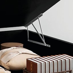 Cama Box com Baú Casal So1clique Suede Preto - 5