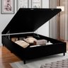 Cama Box com Baú Casal Prince Preto - 1