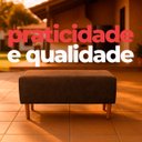 Ver mais imagens de Puff Sala Damon Multiuso Corino Marrom Pés Palito Castanho