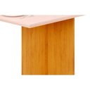 Ver imagem 5 de Conjunto: Mesa de Cozinha Hera C/ Tampo Madeirado C/ Vidro Reto 120x90cm e 4 Cadeiras Talia Cedro/