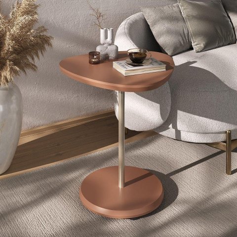 Mesa Lateral Triangular Bel Terracota