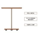 Ver imagem 4 de Mesa Lateral Triangular Bel Terracota