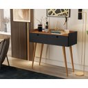Ver imagem 1 de Aparador Buffet Andressa 2 Portas Cor Freijó / Preto - Comprar Moveis em Casa