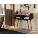 Ver imagem 3 de Aparador Buffet Andressa 2 Portas Cor Freijó / Preto - Comprar Moveis em Casa