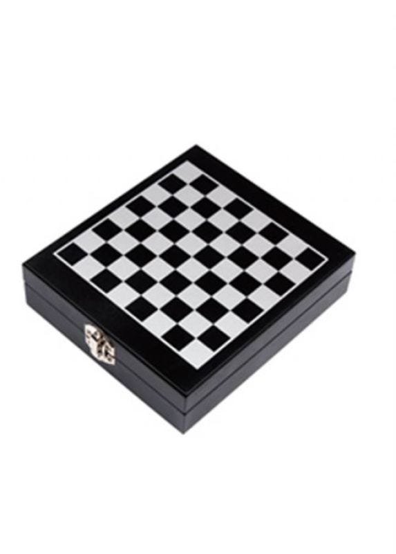 Kit vinho inox 4 peças acompanha jogo de xadrez - 3
