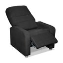 Ver imagem 5 de Cadeira Poltrona do Papai Reclinável Confortável Suede Preto
