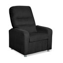 Ver imagem 4 de Cadeira Poltrona do Papai Reclinável Confortável Suede Preto