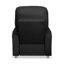 Ver imagem 3 de Cadeira Poltrona do Papai Reclinável Confortável Suede Preto