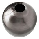 Ver imagem 3 de Vaso Formato Bola em Metal Decorativo 20x22cm