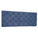 Ver imagem 5 de Painel Capitonê Casal 140cm Jade Suede Slk Decor Painel Jade Azul Royal