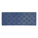 Ver imagem 4 de Painel Capitonê Casal 140cm Jade Suede Slk Decor Painel Jade Azul Royal