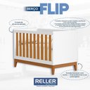Ver imagem 4 de Berço Americano Flip Branco Acetinado Savana - Reller
