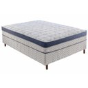 Ver imagem 1 de Cama Box Conjugado Casal: Colchão Molas Extrapedic Sublime Life Pillow White (138x188x48) Paropas