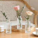 Ver imagem 5 de Kit 6 Vasos Sortidos 13,5cm Vidro Lyor Decoração Eventos Arranjo Flores Mesa Posta Restaurante